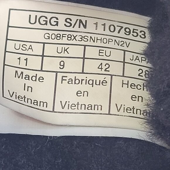 UGG Black Oh Yeah Women's Slide Slipper S/N 1107953 US Size 11 - Picture 9 of 9